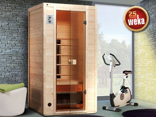 Weka Infrarotkabine Vaala mit Keramikstrahlern Weka Infrarotkabine Vaala mit Keramikstrahlern