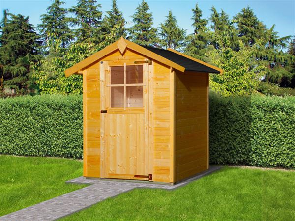 Weka Gartenhaus 317 Größe 2 mit Einzeltür Eiche hell Weka Gartenhaus 317 Größe 2 mit Einzeltür Eiche hell