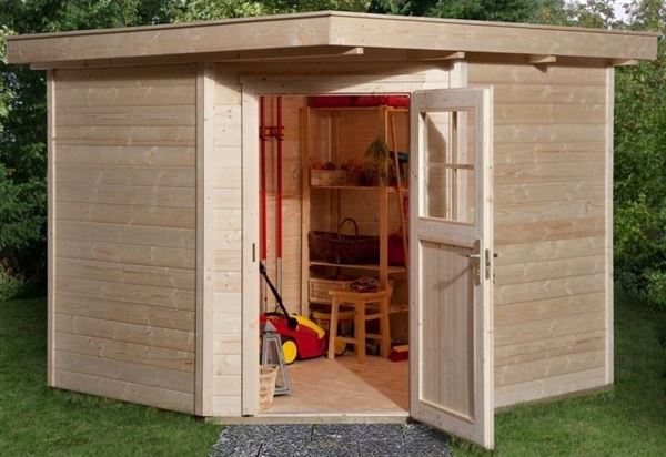 Weka Gartenhaus 5-Eck-Haus 229 Gr 1 natur Weka Gartenhaus 5-Eck-Haus 229 Gr 1 natur