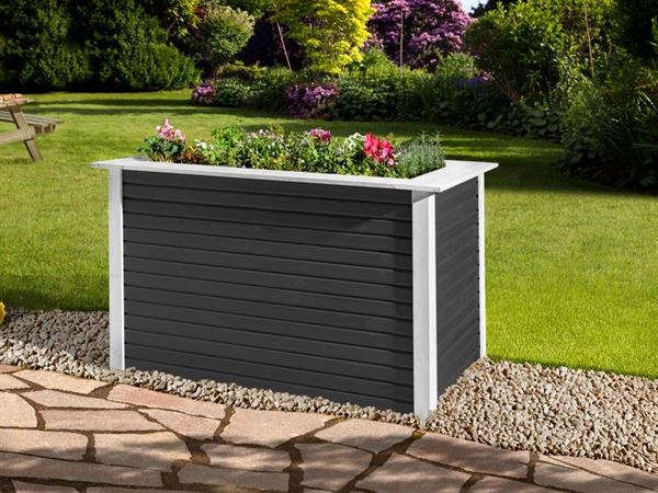 Weka Hochbeet 669 120 x 80 cm in anthrazit / weiss Weka Hochbeet 669 120 x 80 cm in anthrazit / weiss